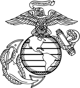 U.S. Marines Decal / Sticker 02