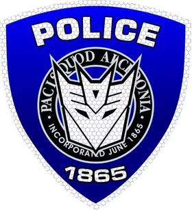 Decepticon Police Shield Decal / Sticker 32