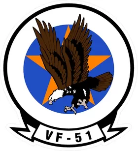 VF-51 Screaming Eagles Decal / Sticker 01