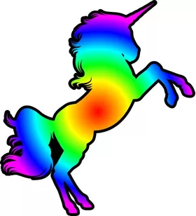 Rainbow Unicorn Decal / Sticker 20