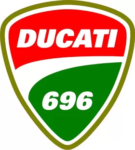 Ducati 696 Decal / Sticker 23