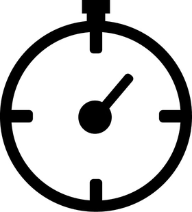 Stopwatch Decal / Sticker 01