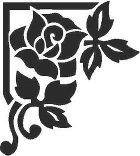 Rose Decal / Sticker 05