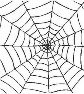 Spiderweb Decal / Sticker 02