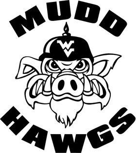 Mudd Hawgs Decal / Sticker
