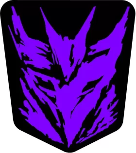 Purple Decepticon Decal / Sticker 39