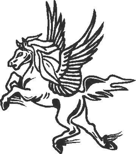 Pegasus Decal / Sticker 04