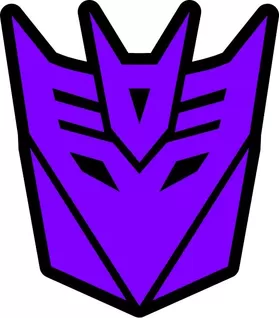 Purple Decepticon Decal / Sticker 40