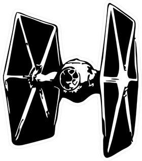 Tie Fighter Decal / Sticker 03