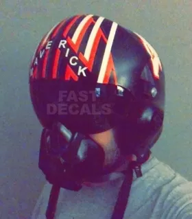 Top Gun Maverick Helmet Decal / Sticker Set 07