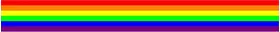 Rainbow LGBT Flag Stripe Decal / Sticker 19