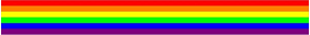 Rainbow LGBT Flag Stripe Decal / Sticker 19