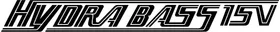 Glasstream Boats HydraBass 15V Decal / Sticker 01