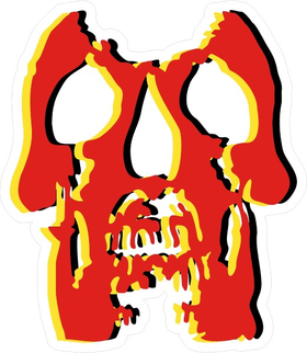 Deftones Skull Decal / Sticker 08