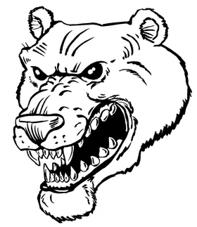 Bear Mascot Decal / Sticker