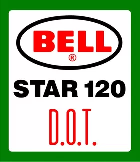 Bell Helmets Star 120 D.O.T. Decal / Sticker 07