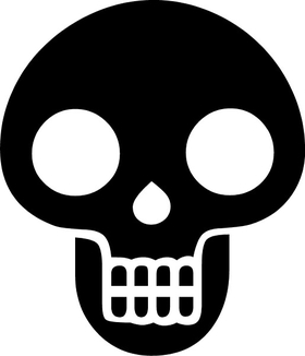 Skull Decal / Sticker 24