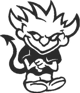 Littlle Devil Decal / Sticker 02