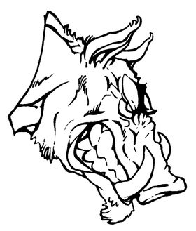 Razorbacks Mascots Decal / Sticker