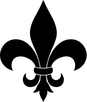 Fleur-De-Lis Decal / Sticker 03