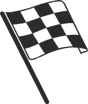 Checkered Flag Decal / Sticker 05