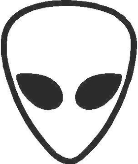 Alien Head 1 decal / sticker