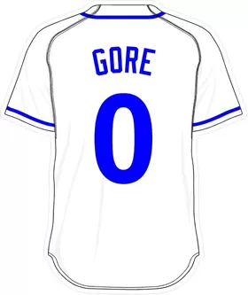 0 Terrance Gore White Jersey Decal / Sticker