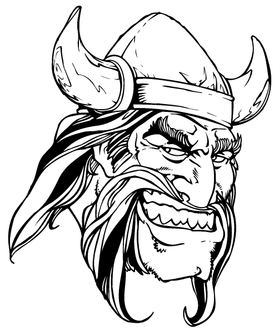 Vikings Mascot Decal / Sticker