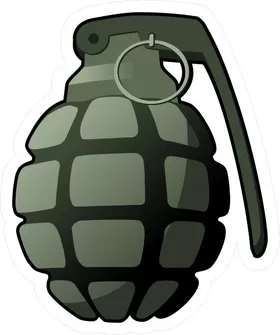 Grenade Decal / Sticker 02