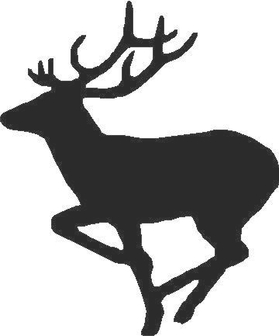 Buck Deer Decal / Sticker 04