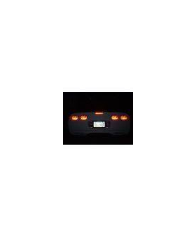 C5 Flaming Rear set of 7 Light Covers
