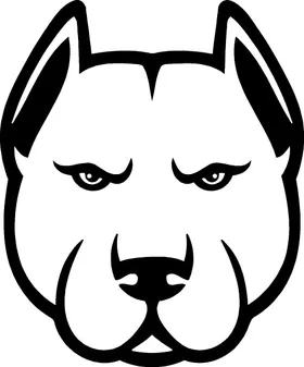 Pitbull Decal / Sticker 08