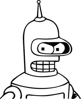 Bender Decal / Sticker 01