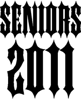 Seniors 2011 Decal / Sticker