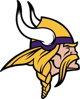 Viking Mascot Decal / Sticker 03