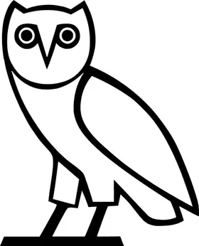 OVO Owl Decal / Sticker 03