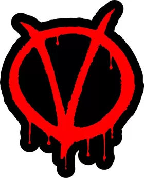 V For Vendetta Decal / Sticker 09