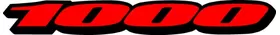 Red and Black GSXR 1000 Decal / Sticker a