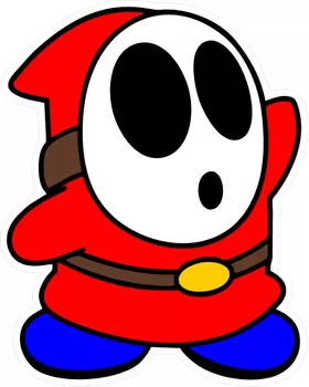 Shy Guy Decal / Sticker 03