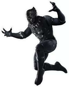 Black Panther Decal / Sticker 08