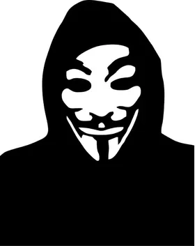 V For Vendetta Anonymous Decal / Sticker