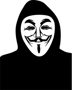 V For Vendetta Anonymous Decal / Sticker 06