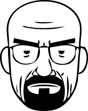 BREAKING BAD HEISENBERG DECAL / STICKER 32