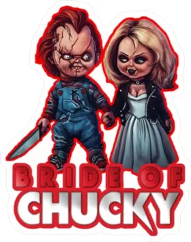 Bride of Chucky Decal / Sticker 01