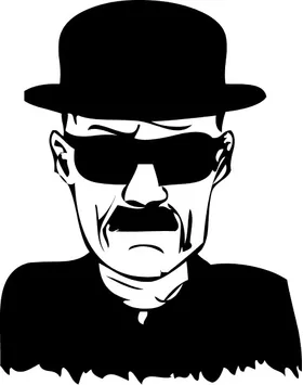 Breaking Bad Heisenberg (Walter White) Decal / Sticker 13