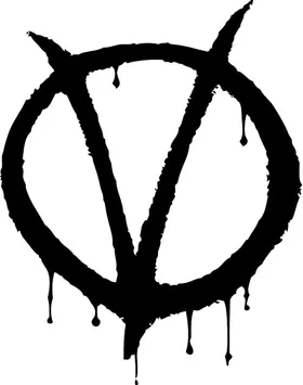 V For Vendetta Decal / Sticker 03