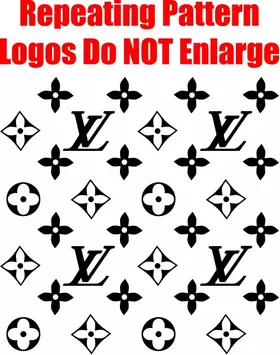 Louis Vuitton Step and Repeat Pattern Decal / Sticker 09