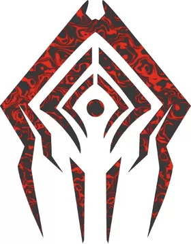 Warframe Stalker Sigil Decal / Sticker 02