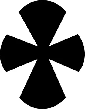 Christian Cross Decal / Sticker 12