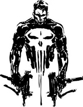 Punisher Guns Decal / Sticker 173